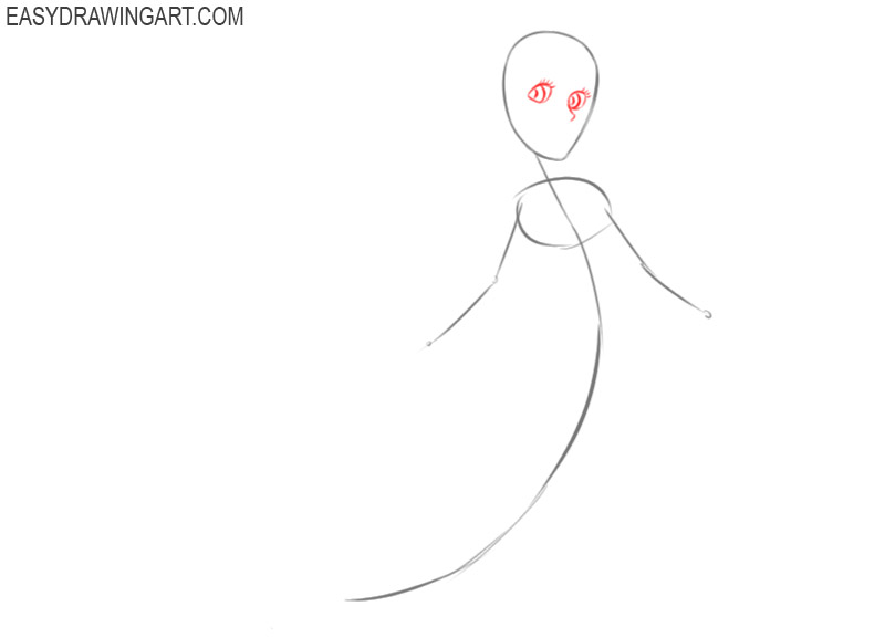 how to draw ariel easy 