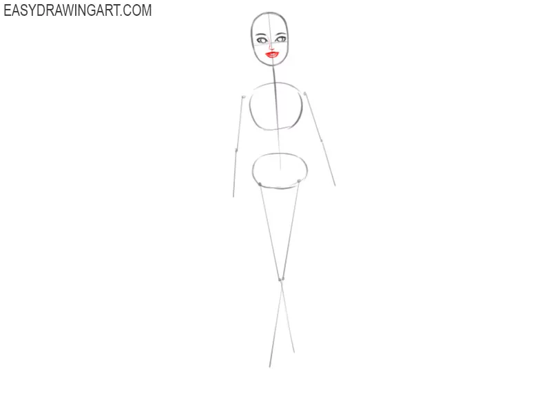 how to draw barbie a fairy secret step by step