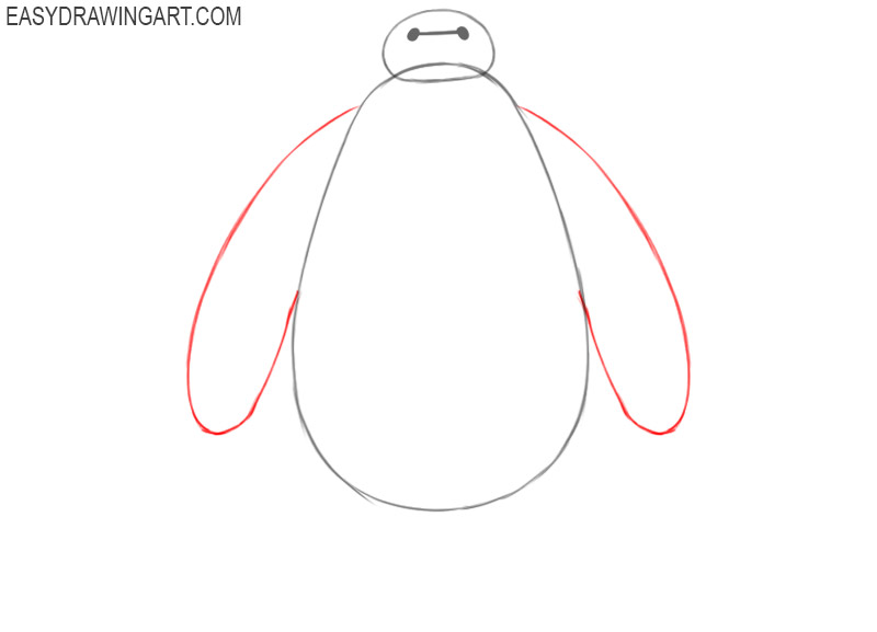 how to draw baymax from big hero six 