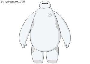 How to draw Baymax