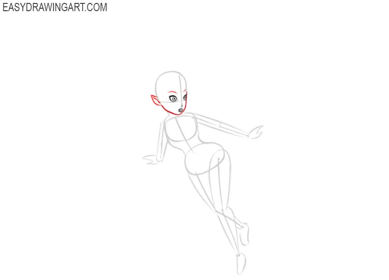 how to draw beautiful tinkerbell