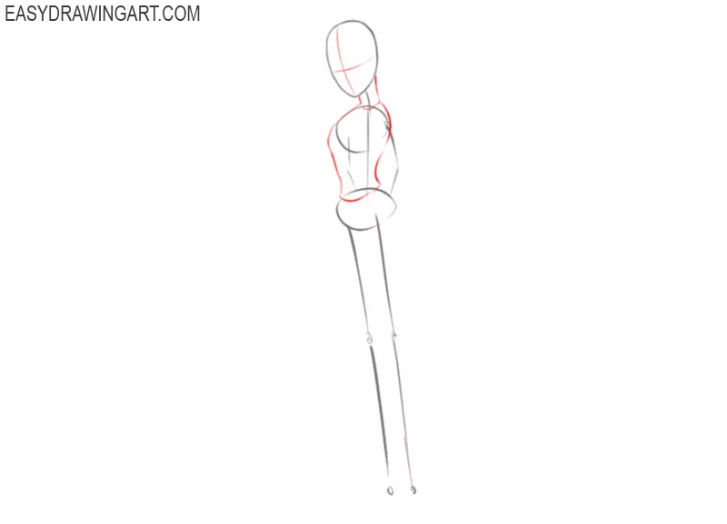 how to draw belle step by step