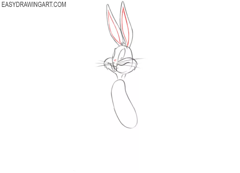 How to Draw Bugs Bunny - Easy Drawing Art