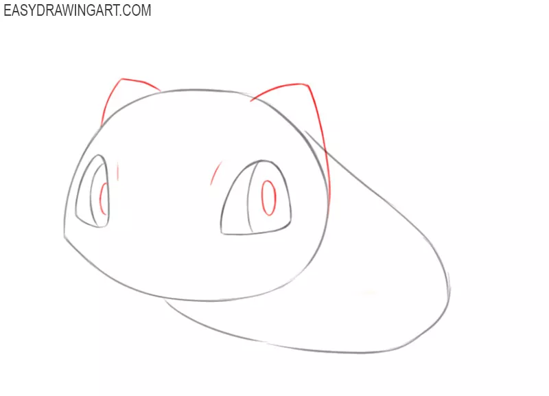 how to draw bulbasaur cute 