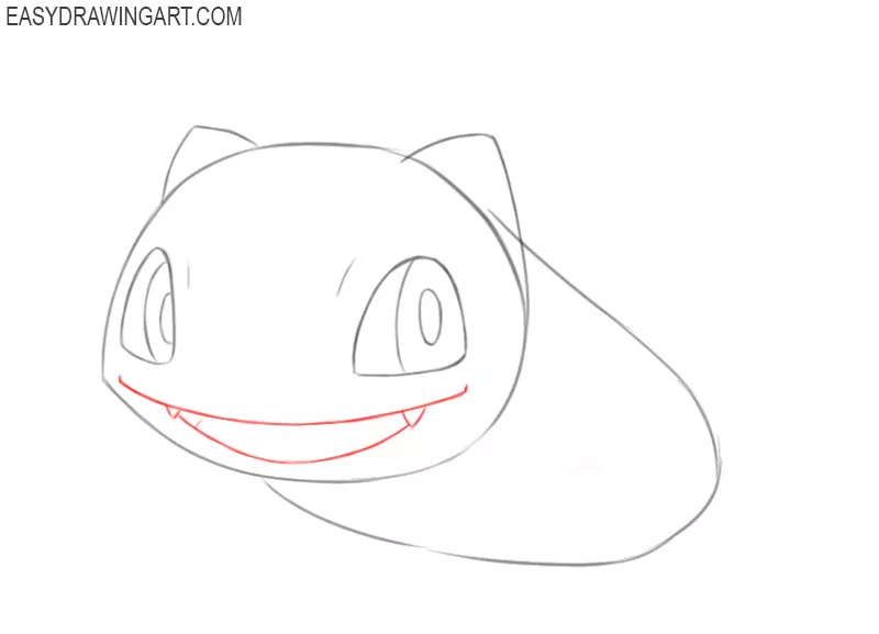 how to draw bulbasaur step by step easy