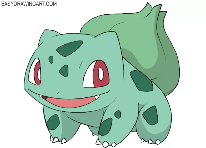how to draw bulbasaur