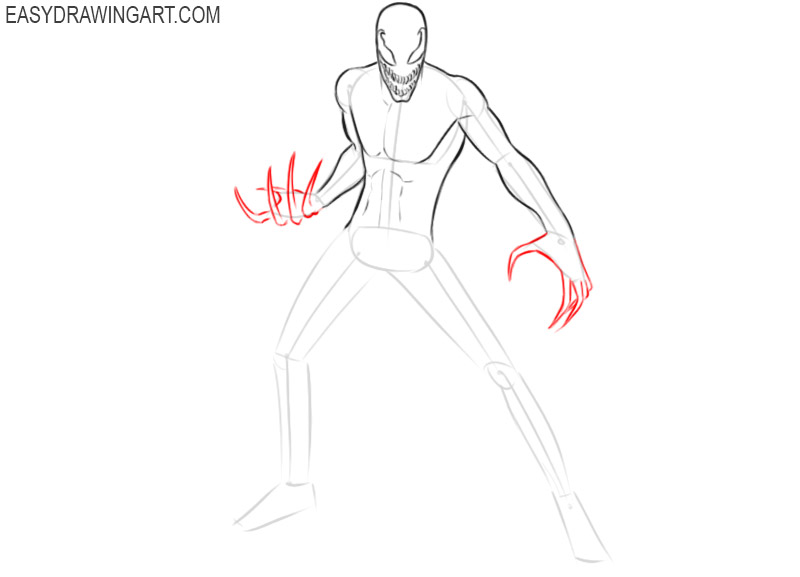 carnage drawing easy 