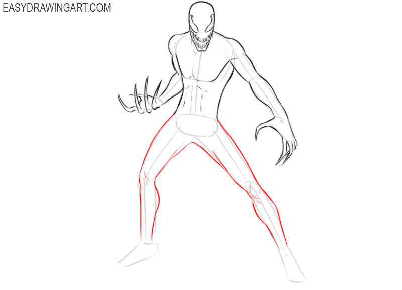 carnage drawing tutorial 