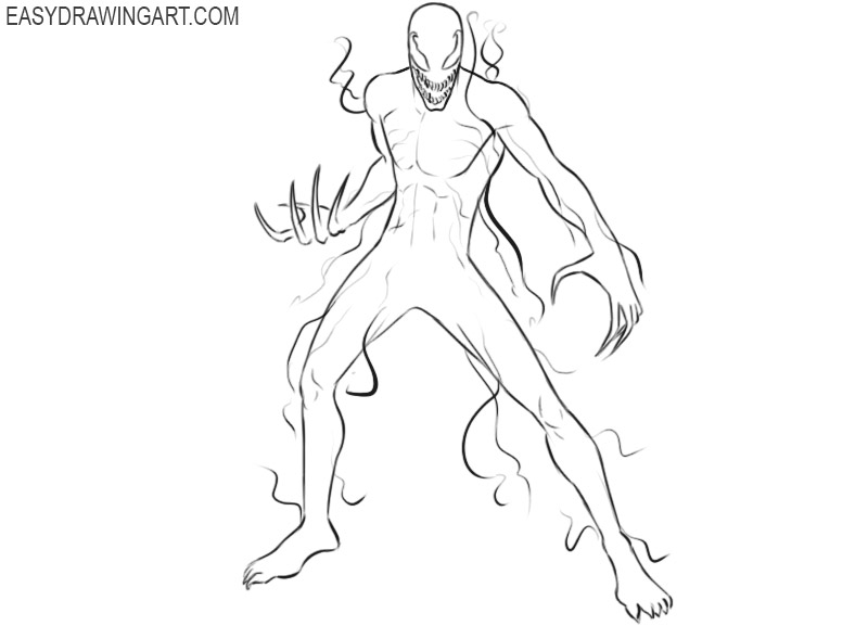 carnage drawing cartoon