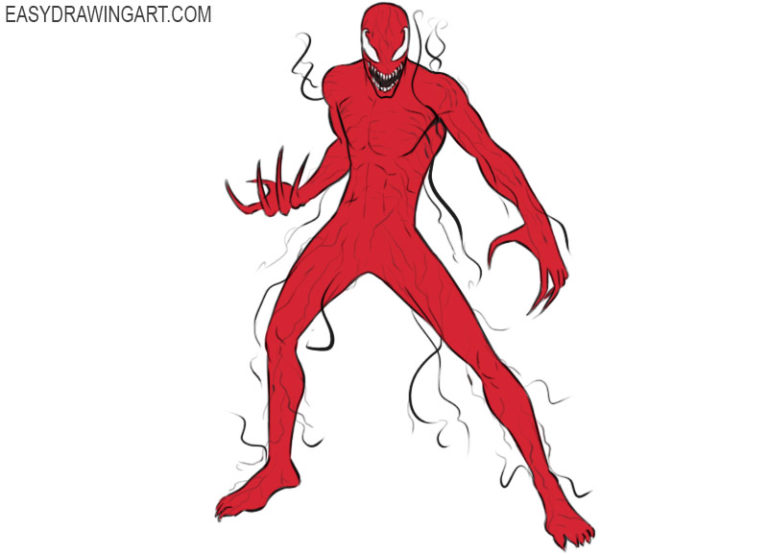 How to draw Carnage