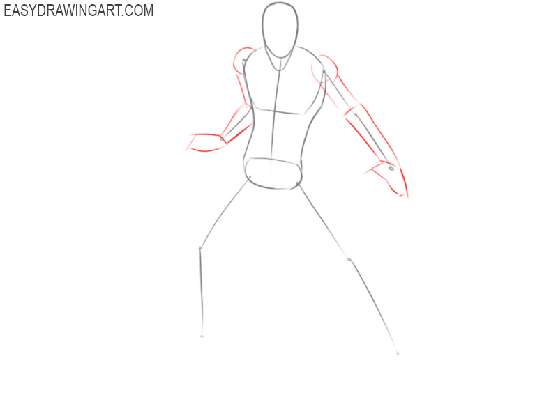 how to draw carnage step by step easy 