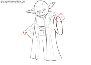How to Draw Yoda - Easy Drawing Art