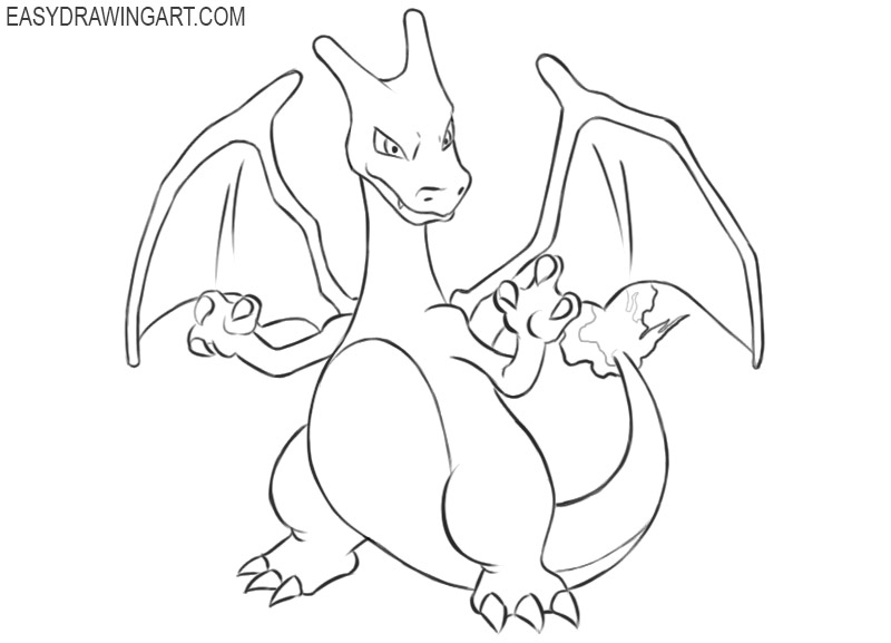 charizard drawing color 