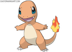 How to draw Charmander