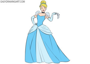 How to draw Cinderella