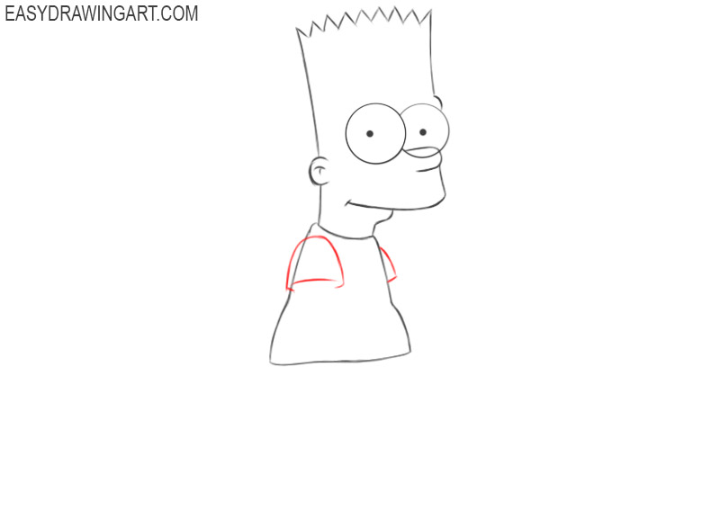 How to Draw Bart Simpson - Easy Drawing Art