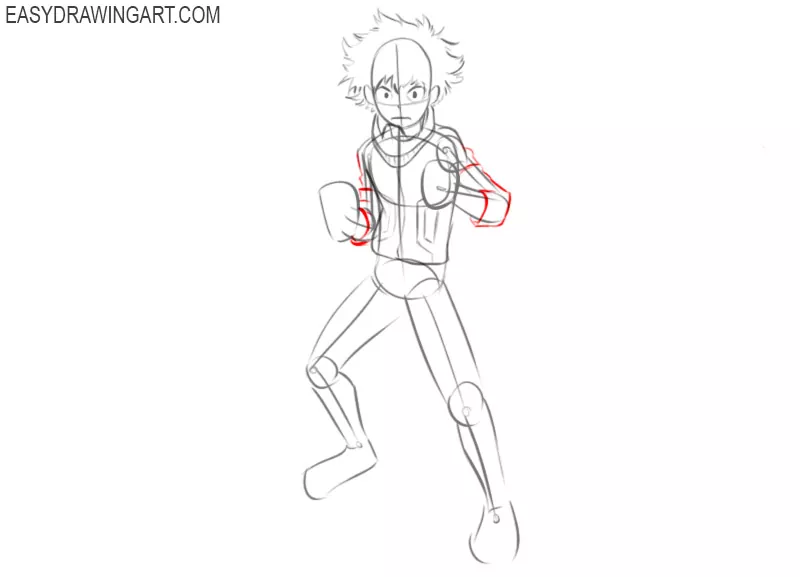 How to draw an anime character