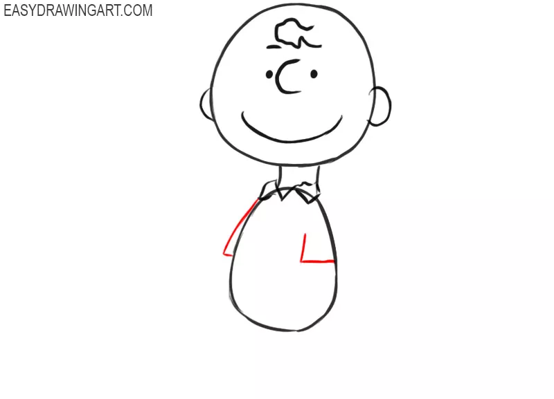 how to draw easy charlie brown characters