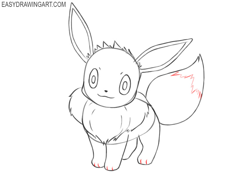 how 2 draw eevee