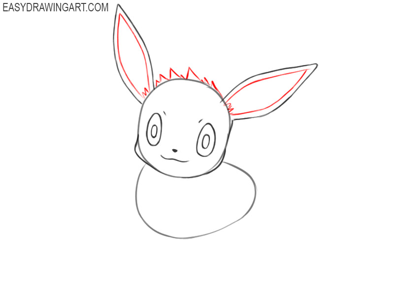 how to draw cute eevee evolutions