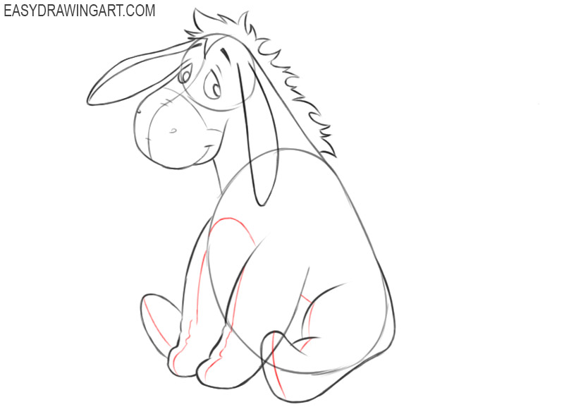 eeyore drawing cute