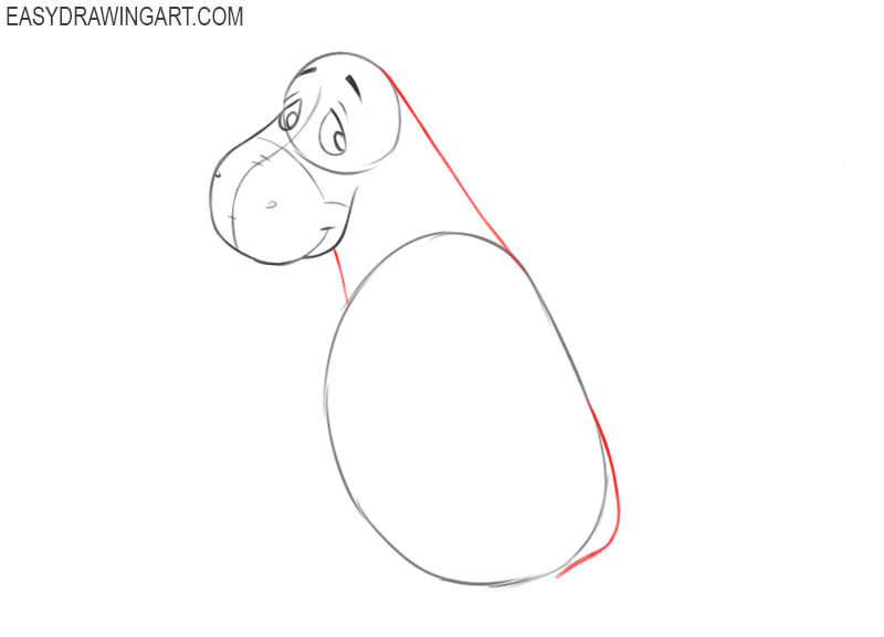 how to draw eeyore disney