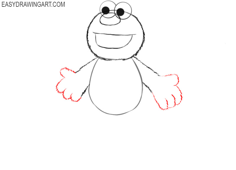 elmo drawing world 