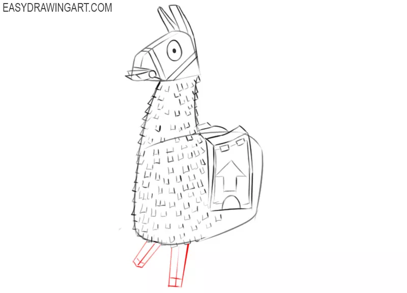 how to draw fortnite llama easy step by step 