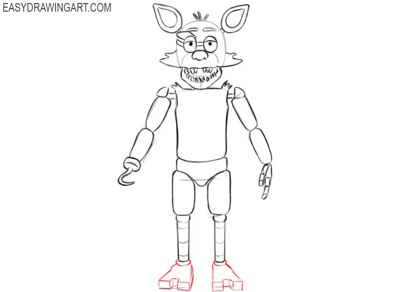 foxy drawing freddy