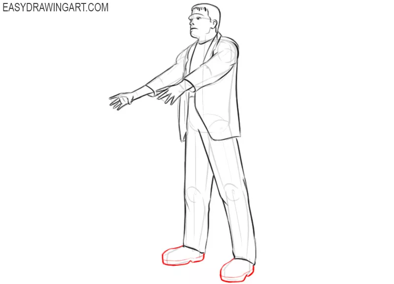 frankenstein drawing tutorial 