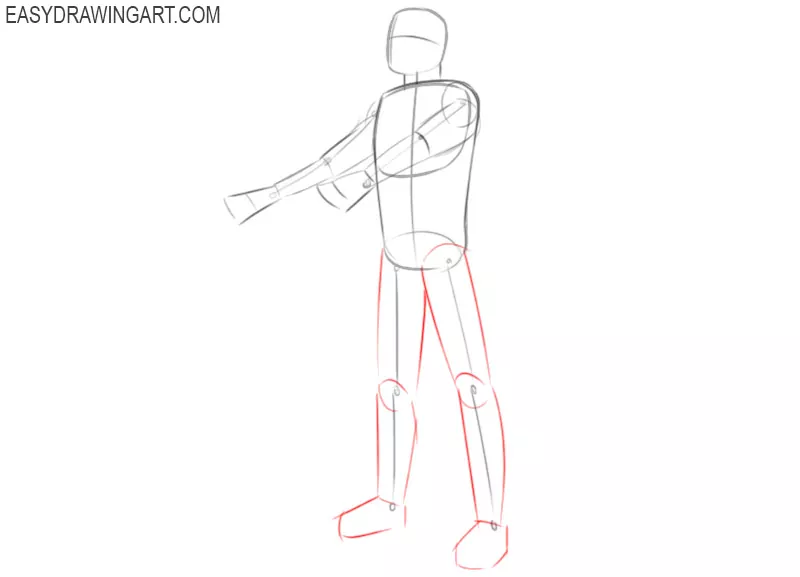 how to draw frankenstein step by step 
