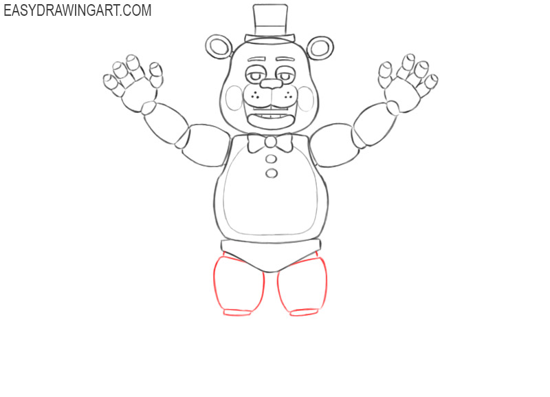 freddy fazbear drawing tutorial 