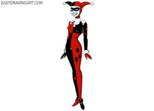 How to draw Harley Quinn
