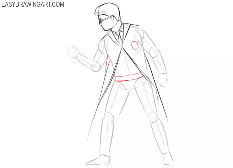 How to draw Harry Potter with a wand