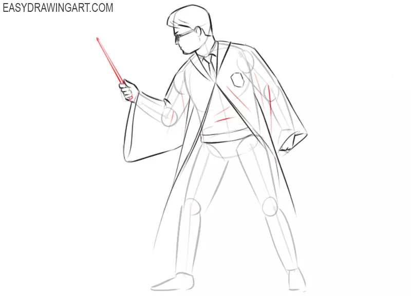 How to draw a wizard