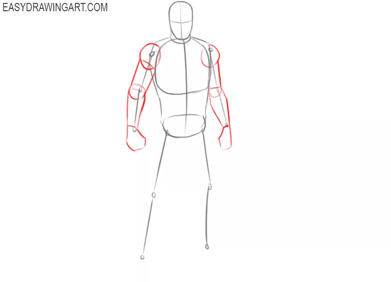 how to draw iron man full body