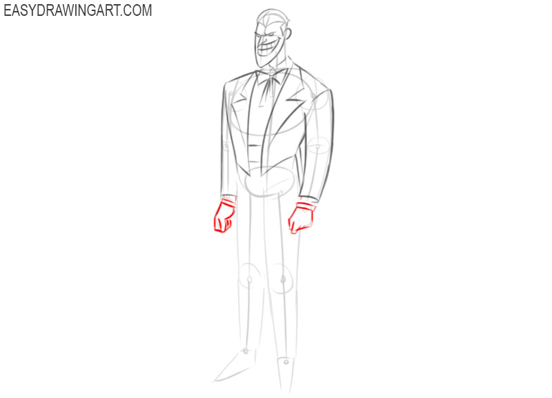 how to draw joker in batman