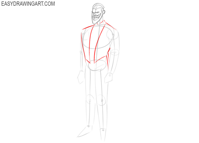 how to draw joker easy step by step