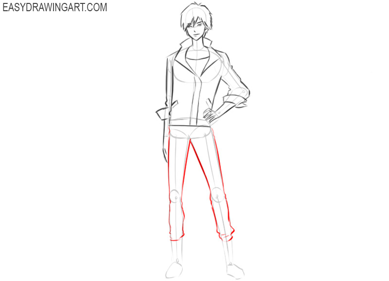 How to draw manga body