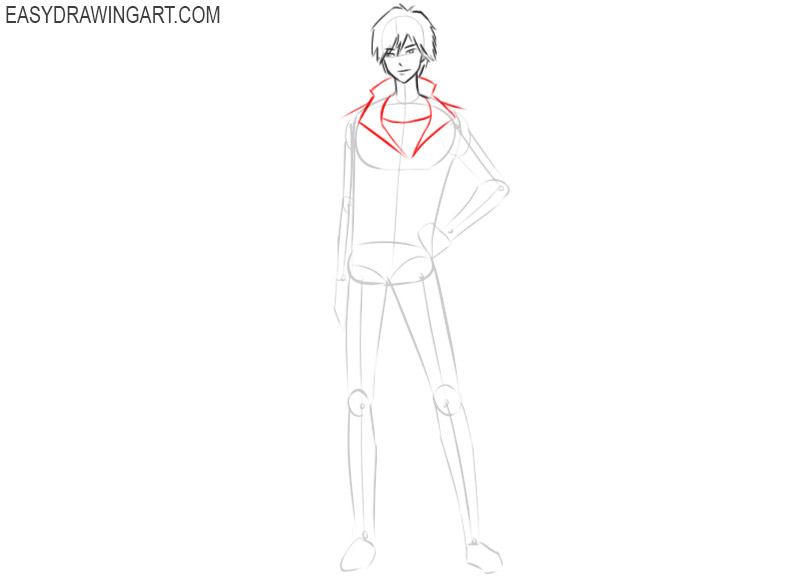 How to draw a manga body