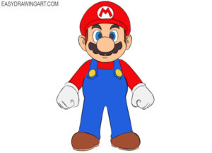 How to draw Mario