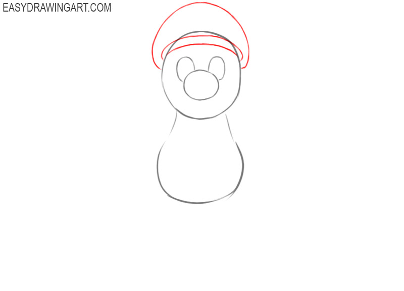 how to draw a mario character