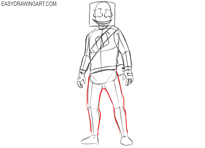 how to draw marshmello draw so cute 