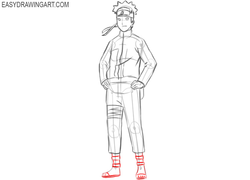 naruto drawings easy
