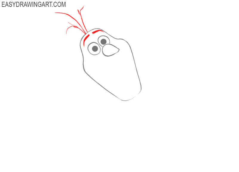 how to draw olaf frozen 