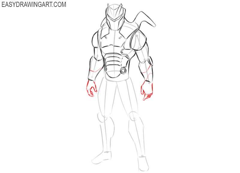 fortnite omega drawing tutorial