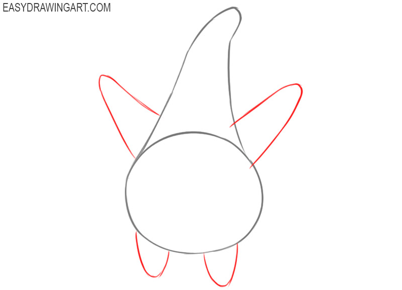 How to draw Patrick Star from Spongebob