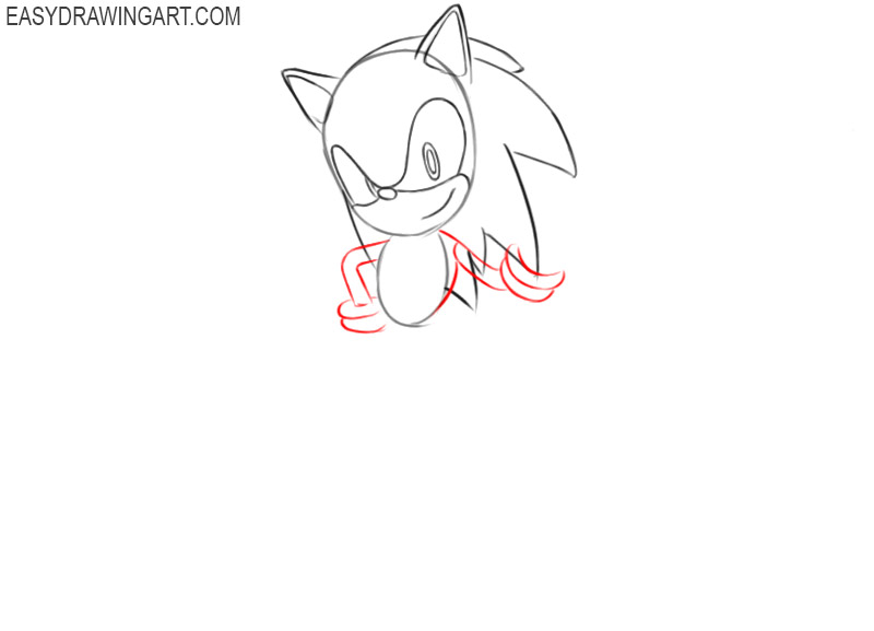 sonic the hedgehog drawing tutorial