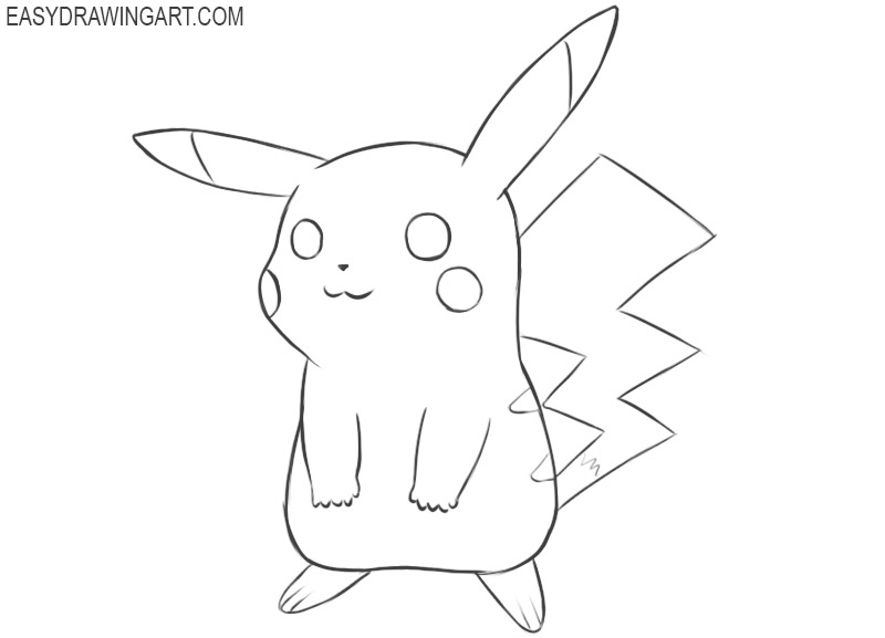 Pikachu drawing tutorial