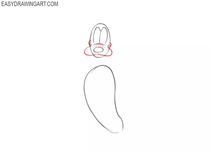 how to draw pluto from mickey mouse